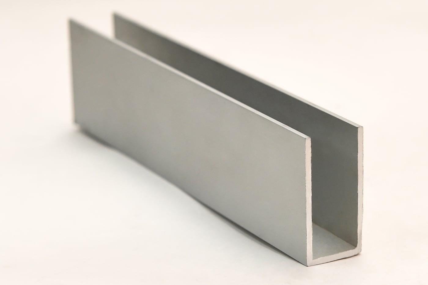 U formos anoduotas profilis 40x20x40x2mm